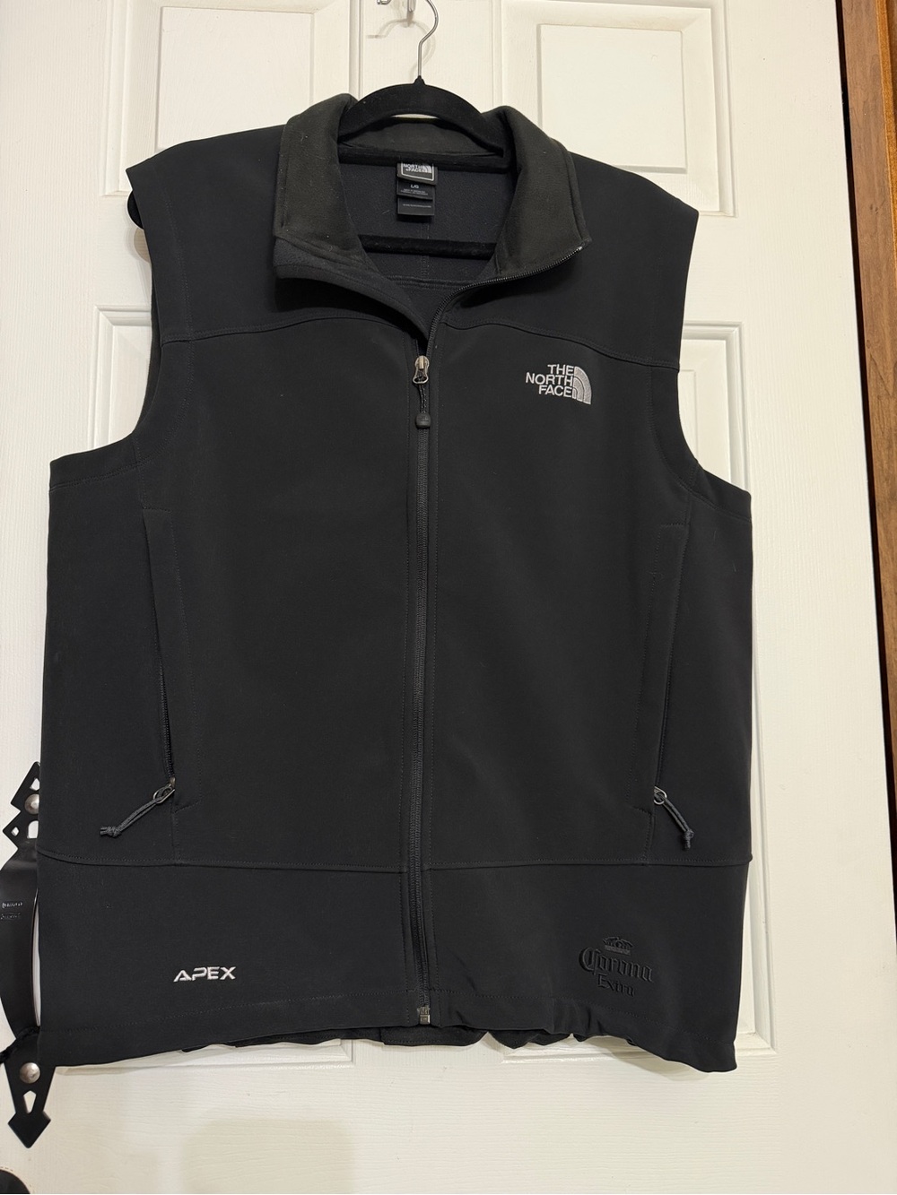 The North Face Black Apex Softshell Vest Men’s Large